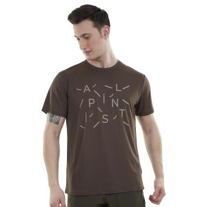 Alpinist Baseline Ultra Dry Erkek T-Shirt Kahverengi