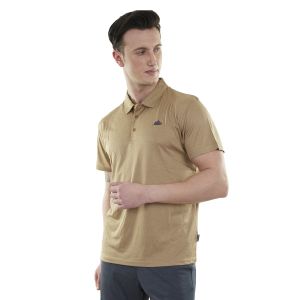 Alpinist Horizons Ultra Dry Erkek Polo T-Shirt Camel