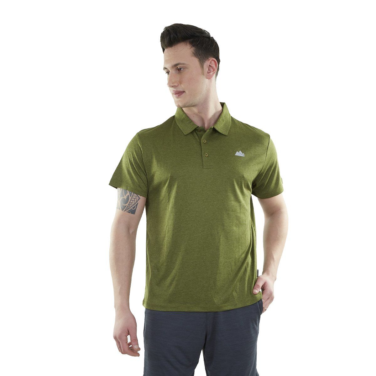 Alpinist Horizons Ultra Dry Erkek Polo T-Shirt HAKİ