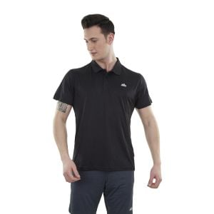 Alpinist Horizons Ultra Dry Erkek Polo T-Shirt Siyah