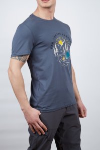 Alpinist Vide Erkek T-Shirt Antrasit
