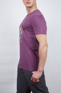 Alpinist Vide Erkek T-Shirt Mürdüm