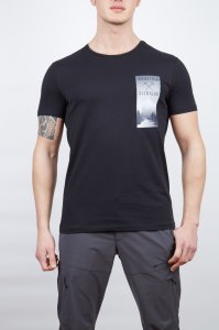 Alpinist Lex Erkek T-Shirt Siyah