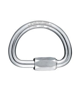 Fixe SEMI CIRCULAR Maillons Mağracı Karabina 10 mm. Silver