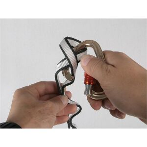 Singingrock Safety Chain 16MM, 140CM Perlon Güvenlik Zinciri Black
