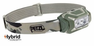 Petzl Aria 2 RGB Kafa Feneri E070BA (450 Lümen) Kamuflaj