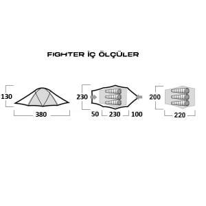 HUSKY FIGHTER 3+1 KISILIK CADIR YEŞİL