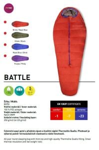 Trimm Battle -23'C Ultralight Uyku Tulumu - Haki (185 cm)