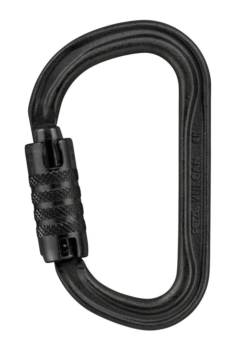 Petzl Vulcan Triact Lock M073BA Çelik Karabina Siyah