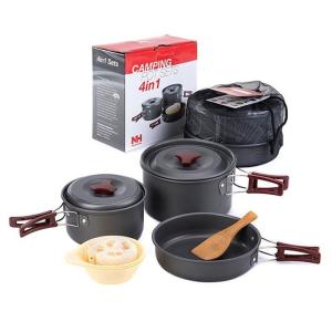 NatureHike 4 Parça Pişirme Seti NH15T203-G