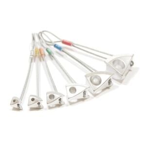 Kouba Abalak 6'lı Tricam Stoper Seti - Silver, n.1-6