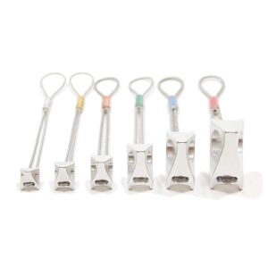 Kouba Abalak 6'lı Tricam Stoper Seti - Silver, n.1-6