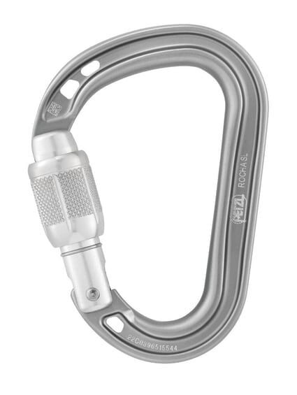 PETZL ROCHA Alüminyum Karabina Gri