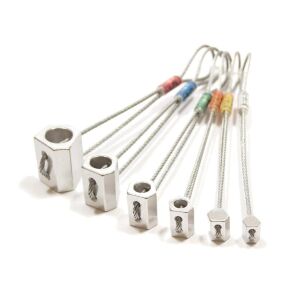 Kouba Hex 6'lı Hegzantrik Stoper Seti - Silver, n.1-6