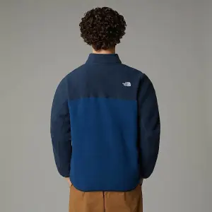TNF Erkek Yumiori Tam Boy Fermuarlı Polar Mont Estate Blue/Summit Navy