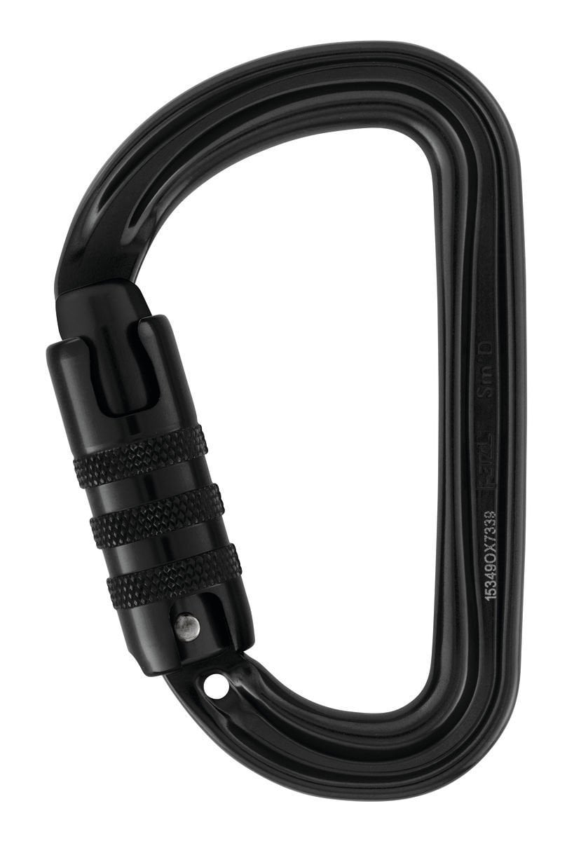 Petzl Sm'D Triact Lock M39A TL Otomatik Kapılı Karabina Siyah
