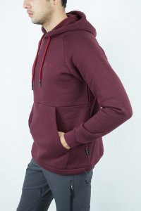 Alpinist Delta Kapşonlu Sweatshirt VİŞNE