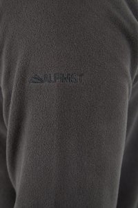 Alpinist Motus Tam Fermuarlı Polar Antrasit