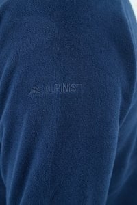 Alpinist Motus Tam Fermuarlı Polar Indigo