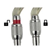 Petzl Oxan Screw Lock Oval Çelik Karabina M72A SL Siyah