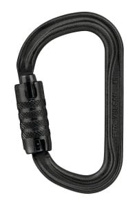 Petzl Vulcan Triact Lock M073BA Çelik Karabina Siyah